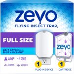 Flying Insect Trap, Fly Trap: (1 Plug-In Base + 1 Cartridge)