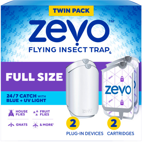 Zevo Flying Insect Trap, Fly Trap (Twin Pack)