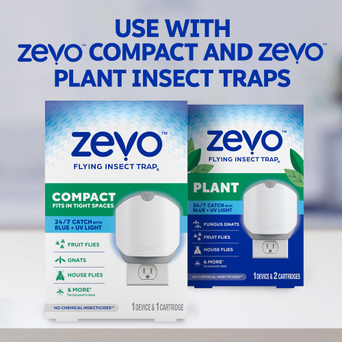 Zevo Compact Flying Insect Trap Refill - 2 Refill Cartridges - Image 6